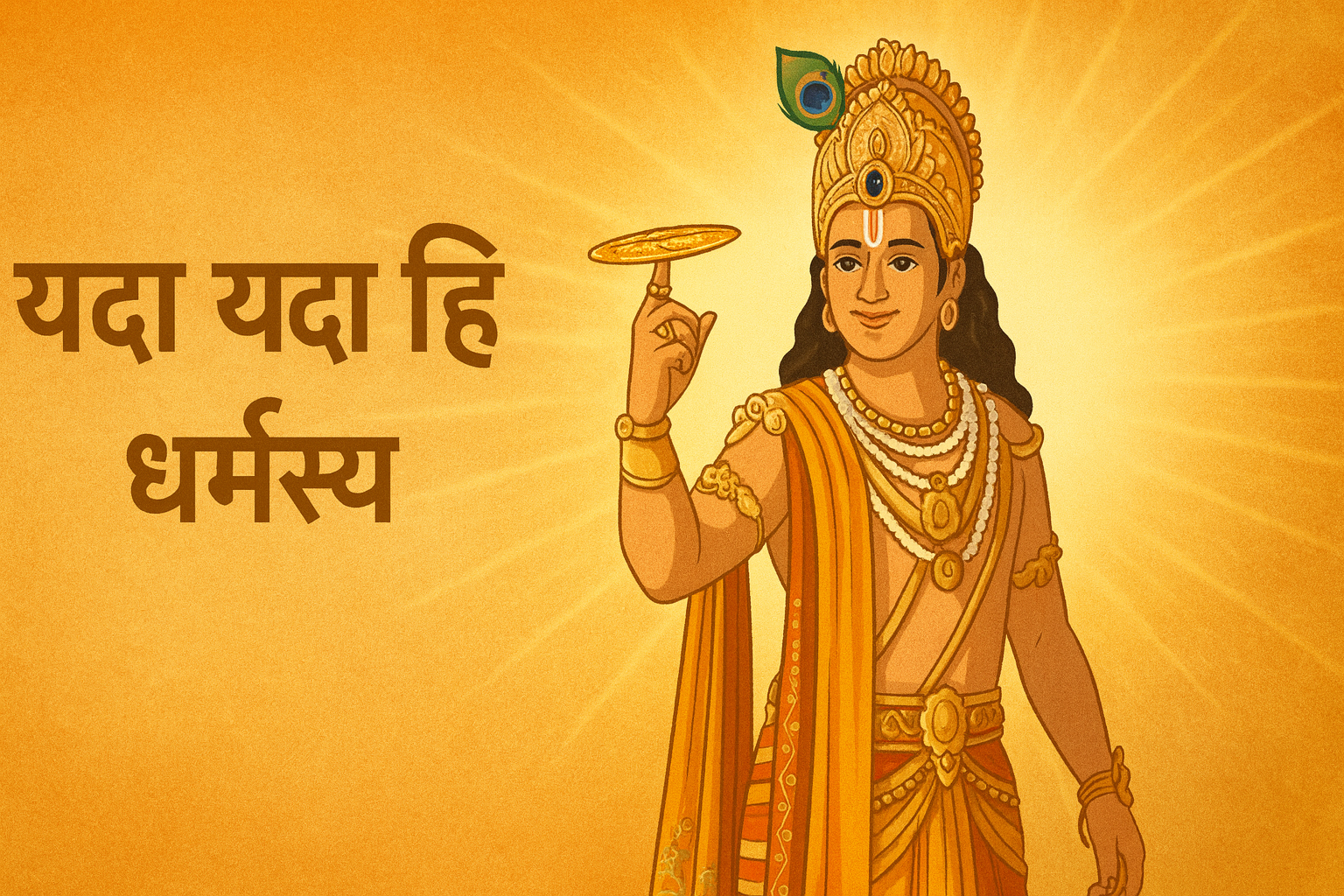 Yada Yada Hi Dharmasya Sloka: धार्मिकता और ईश्वरीय हस्तक्षेप का शाश्वत संदेश (पूर्ण अर्थ और व्याख्या)